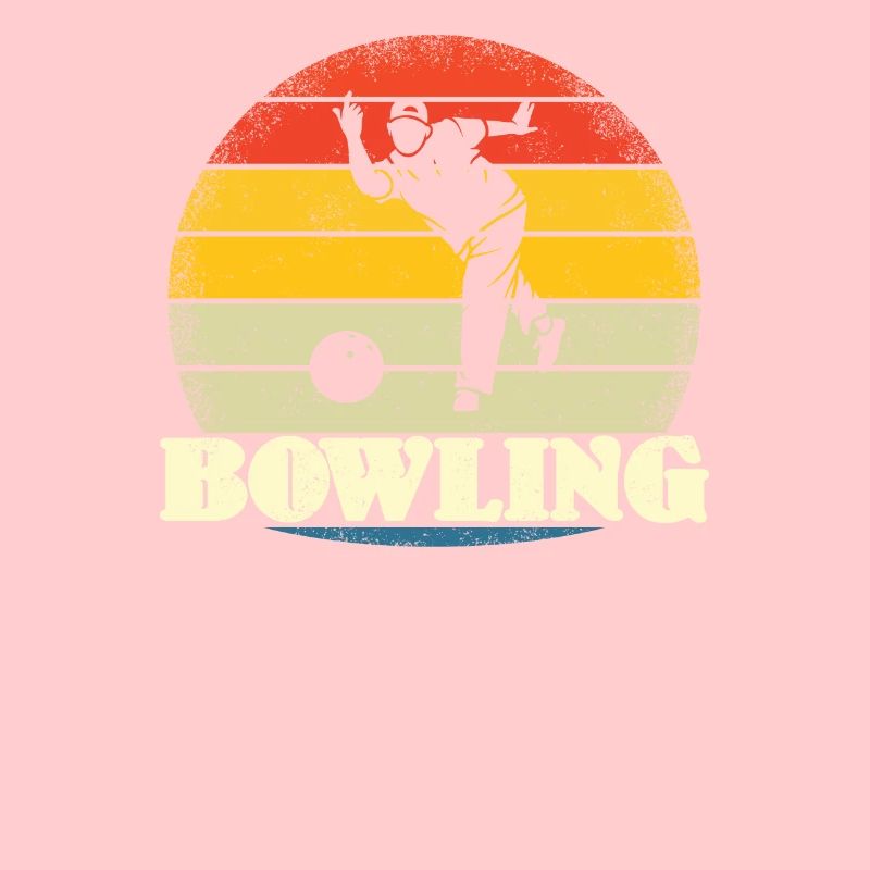 Accessoires de bowling avec motif bowling