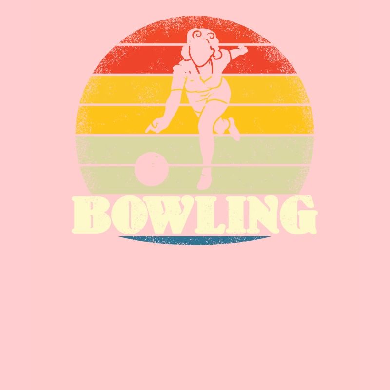 Bowling accessories with bowling motif