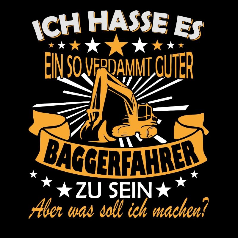 Bagger Baustelle für Baggerfahrer