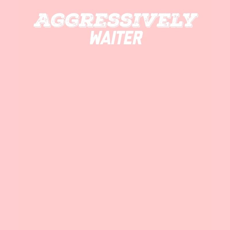 aggressiver Kellner