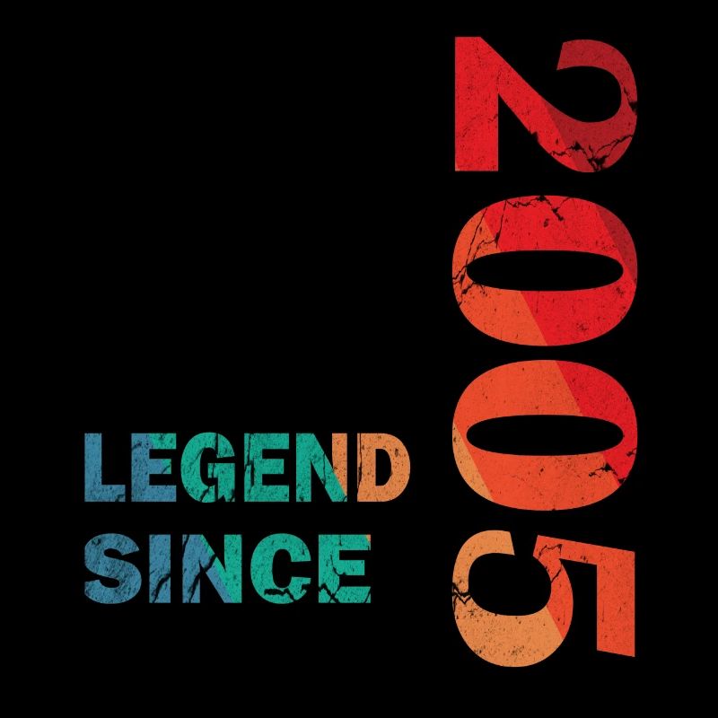 18th Birthday Vintage Legend Since 2005 retro old