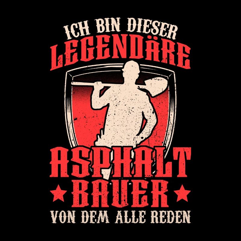 Legendärer Asphaltbauer Straßenbauer