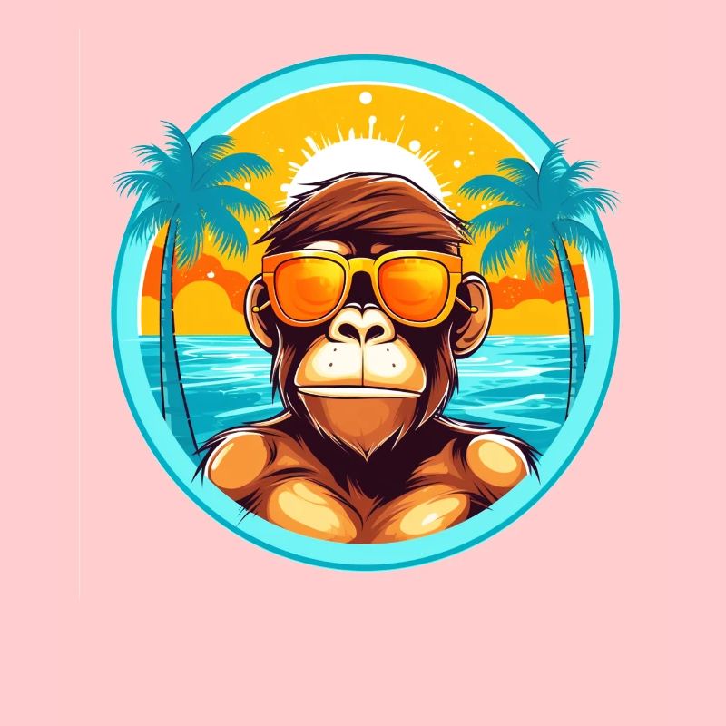 Strandleben mit einem Affen-Twist: Auffällige Summe