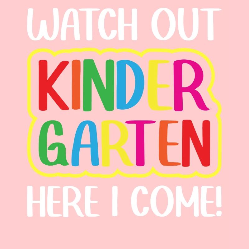 Kindergarten Kindergärtner Lehrer Regenbogenfarben