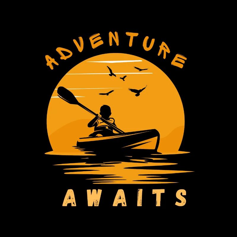 Das Abenteuer wartet auf das Kajak