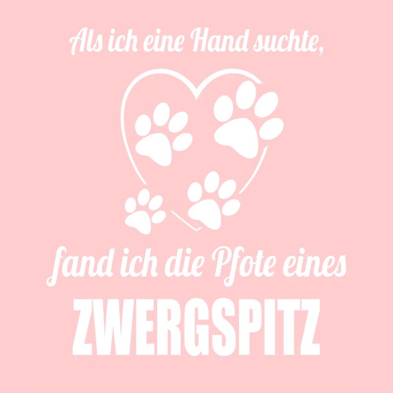 Hand & Pfote - Spruch - Zwergspitz