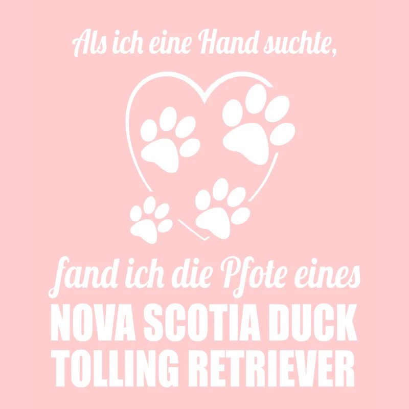 Hand & Pfote - Spruch - Tolling Retriever