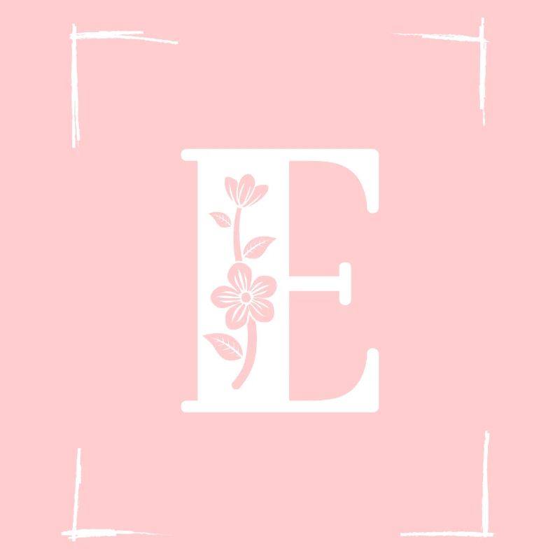 letter E initial