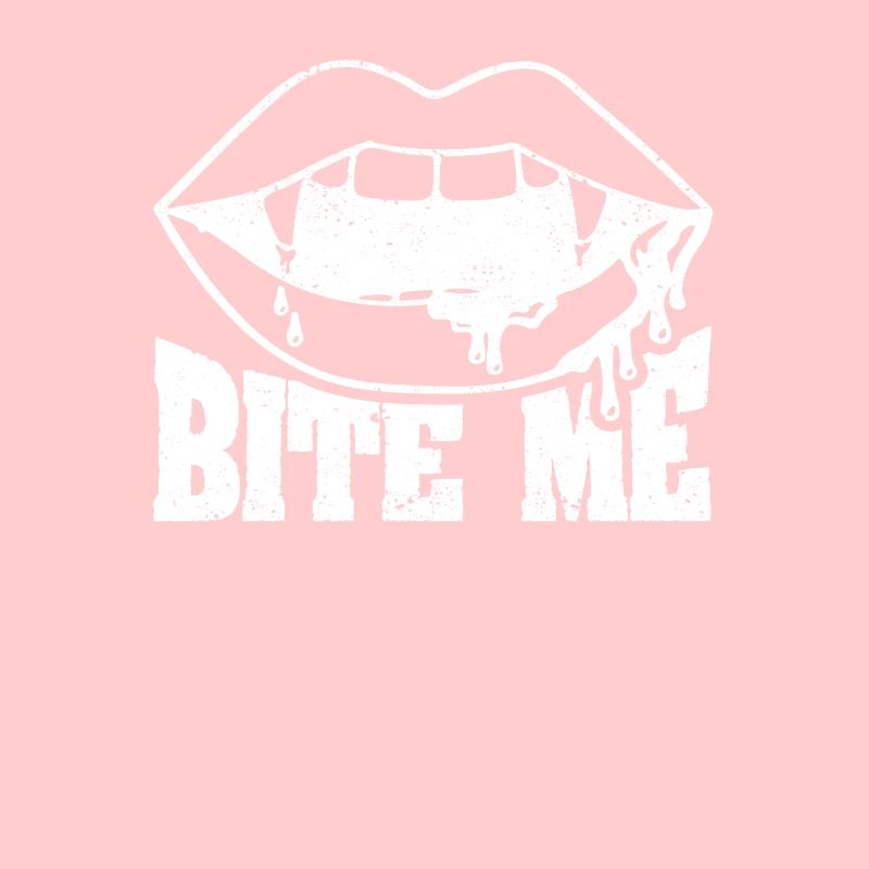 Bite Me Halloween Vampire Bloody Teeth