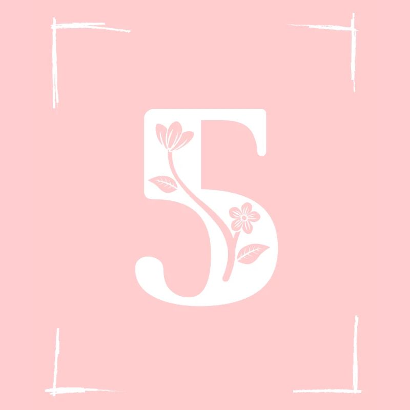 number 5 initial