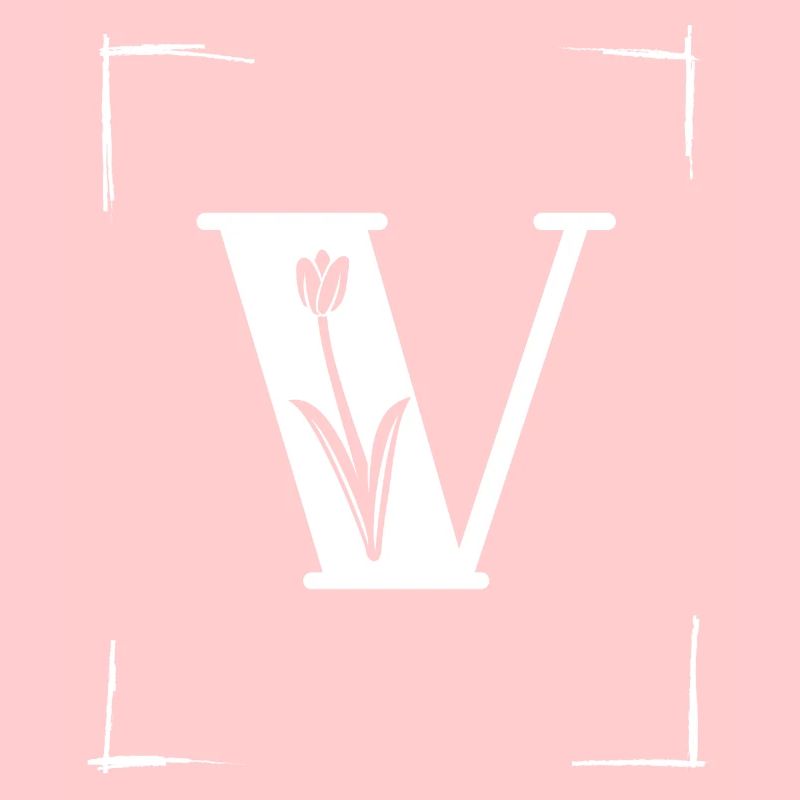 letter V initial
