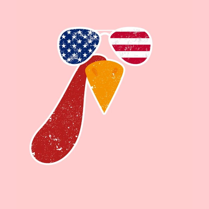 Cool Turkey Face Sunglasses American