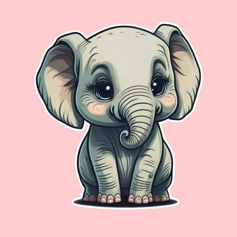 Süsser Baby Elefant Elephant