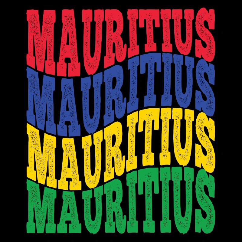 Geschenkidee Farben der Flagge von Mauritius
