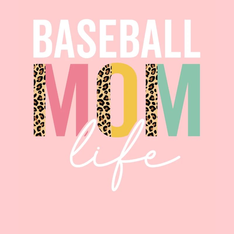 Baseball Mama Leben Leopard Gepard Lustig Baseball