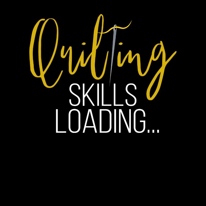 Quilting Skills Loading Funny Sewing Machine
