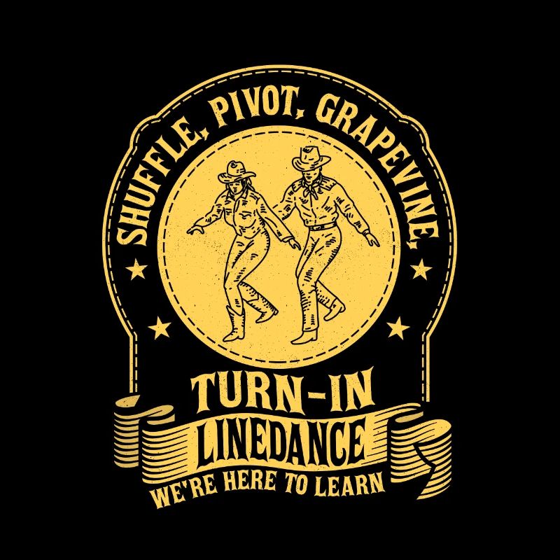 Shuffle, Pivot, Grapevine, Turn In Line Dance Vest