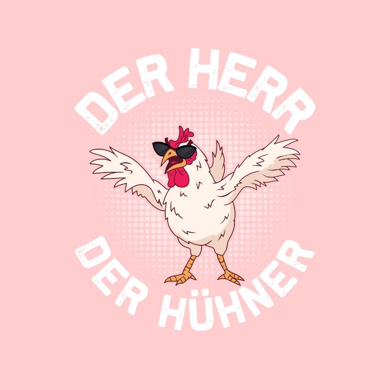 Der Herr der Hühner Bauernhof Huhn Hennen