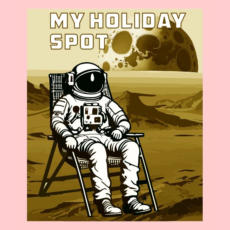ASTRONAUT MY HOLIDAY SPOT