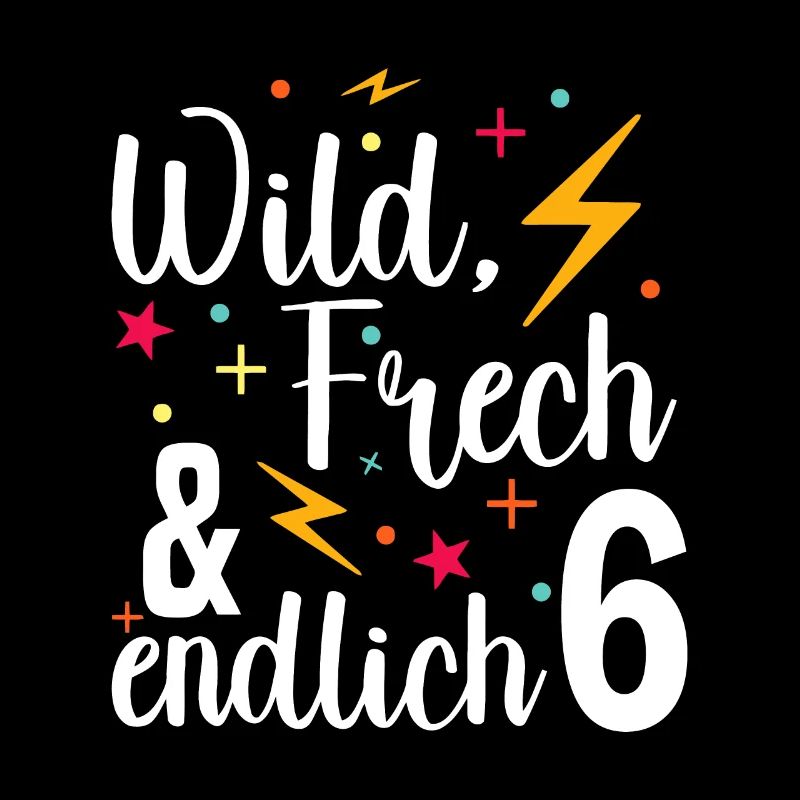 Kindergeburtstag T-Shirt Endlich Wild frech Feier