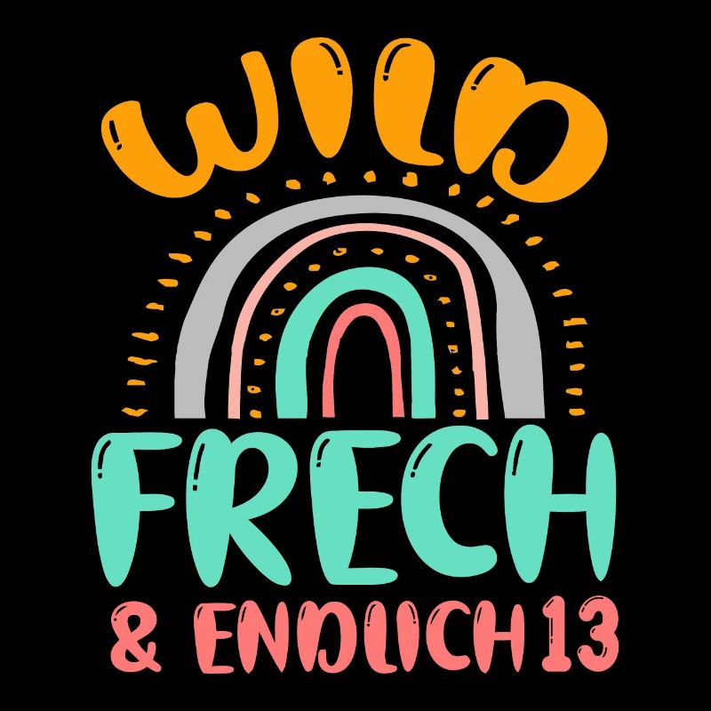 Kindergeburtstag T-Shirt Endlich Wild frech Feier