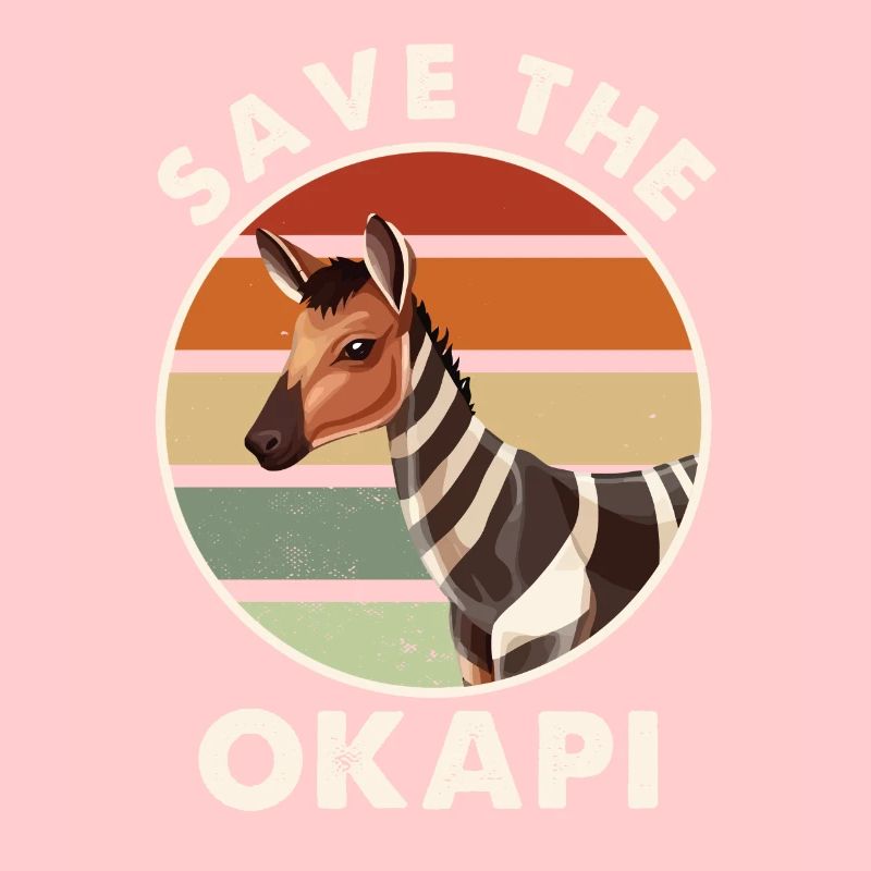 Okapi coucher de soleil Animal