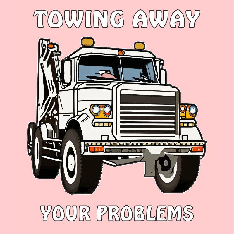 DÉPANNEUSE REMORQUANT VOS PROBLÈMES