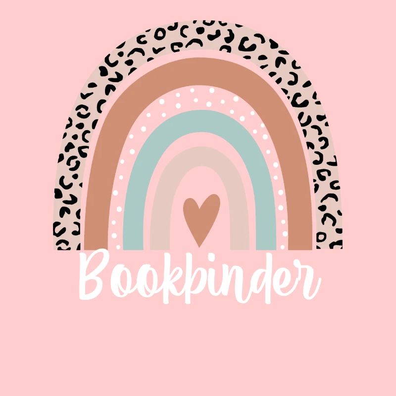 Buchbinder Regenbogen Leopard Lustiger Buchbinder