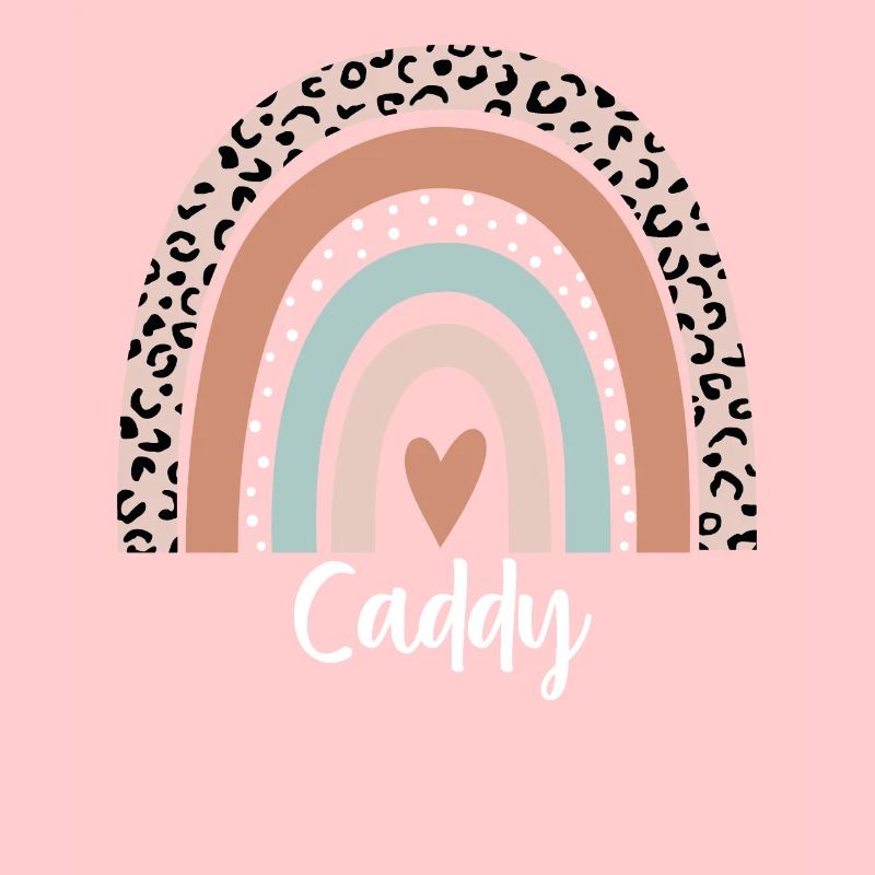 Caddy Regenbogen Leopard Lustiger Caddy Wertschätzung