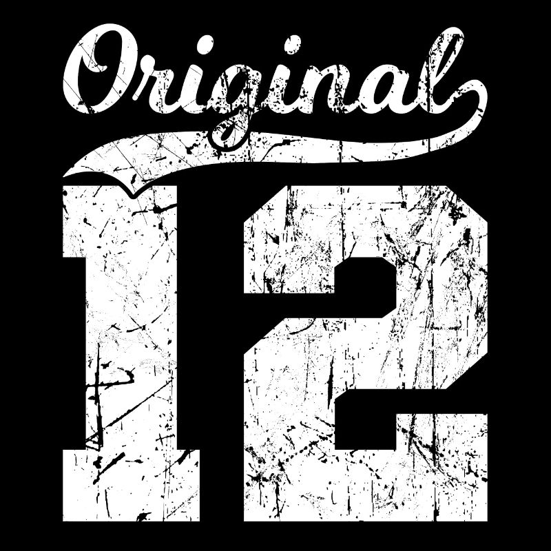 12 Original 12 Jahren Junge Mädchen Geburtstag