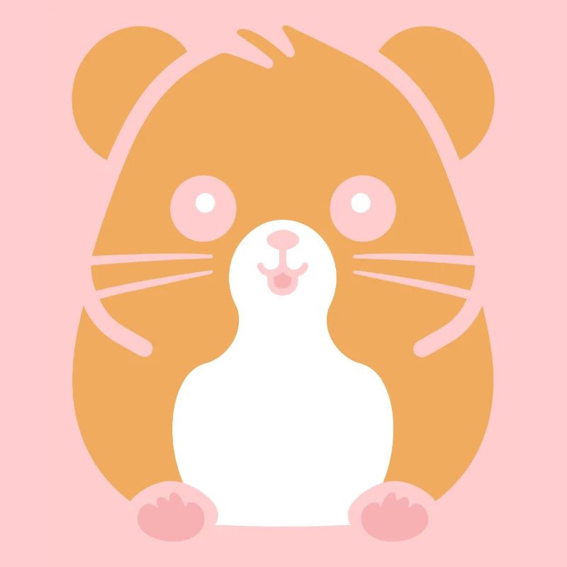 Mignon Humour petit hamster