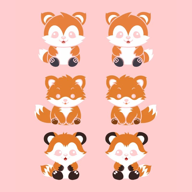 Fox Love Little Red Panda