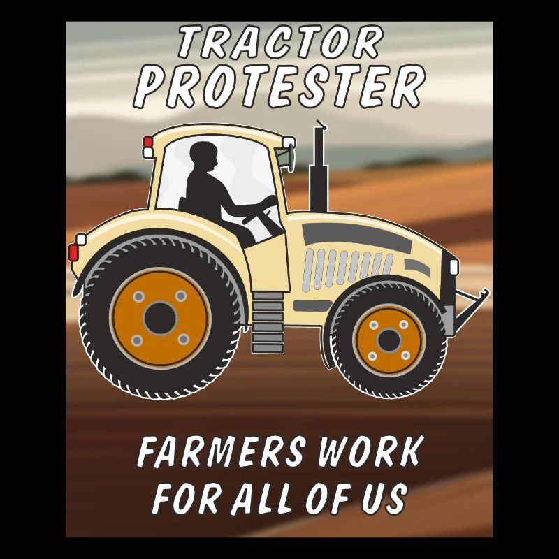 TRACTOR PROTESTER