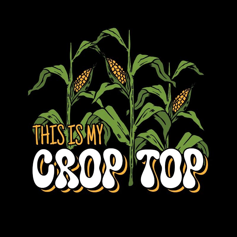 Corn Farmer This Is My Crop Top Duster Farmhouse
