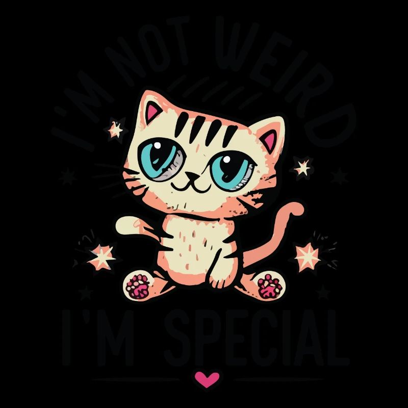 Je ne suis pas bizarre, je suis un chat mignon spécial