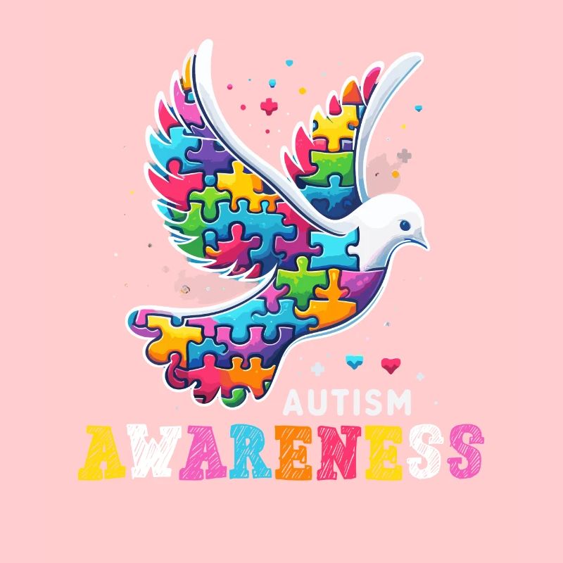Autism Awareness puzzles piece