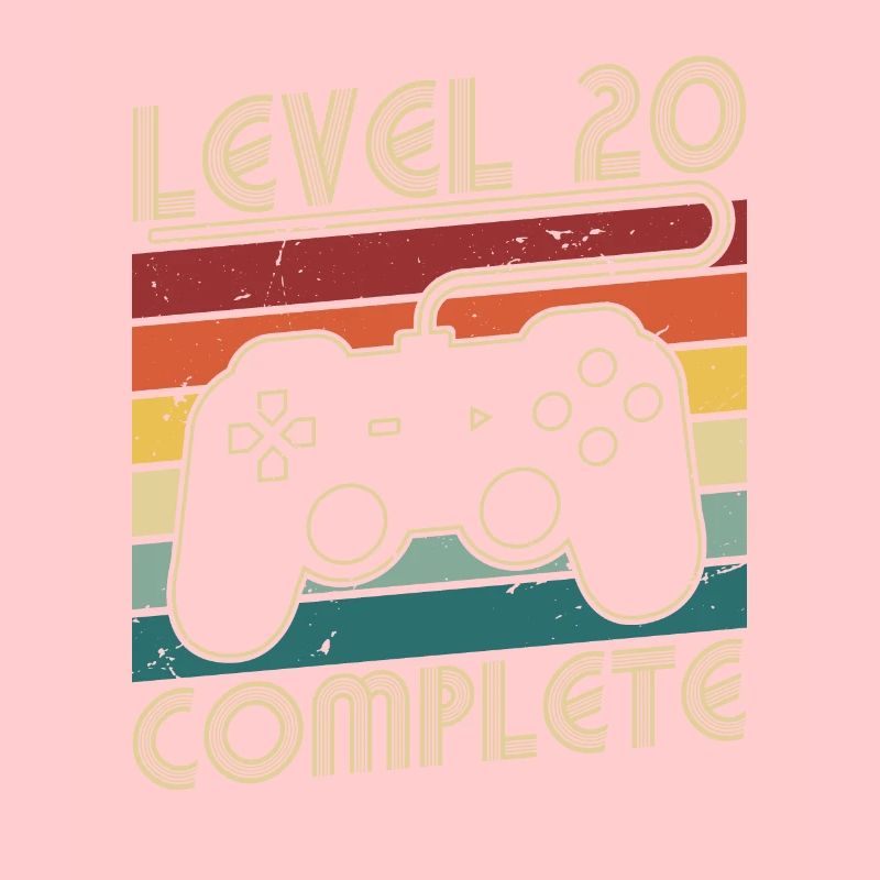Level 20 Complete 20 Jahre Geburtstags Geschenk