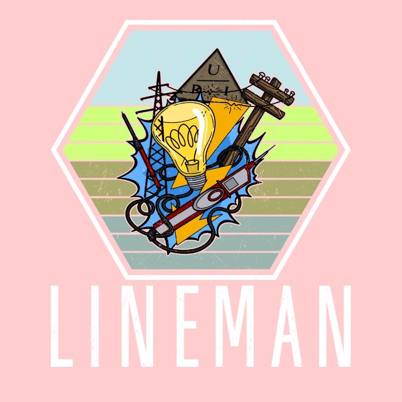 Lineman Elektriker Lichttechniker Lampe Beruf