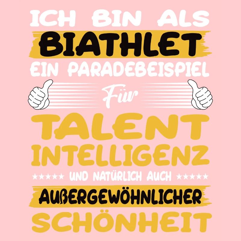Biathlet ein Paradebeispiel Biathlon