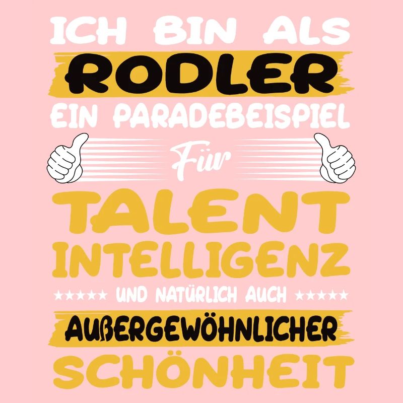 Rodler ein Paradebeispiel Rodeln