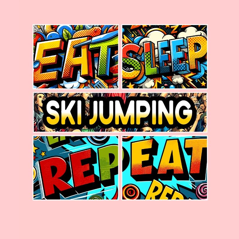 Eat sleep Ski jumping repeat