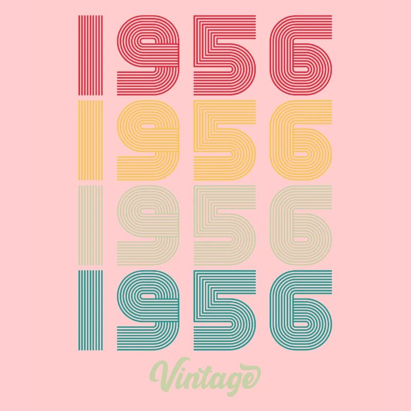 68 Years Old Vintage 1956 Limited Edition 68th