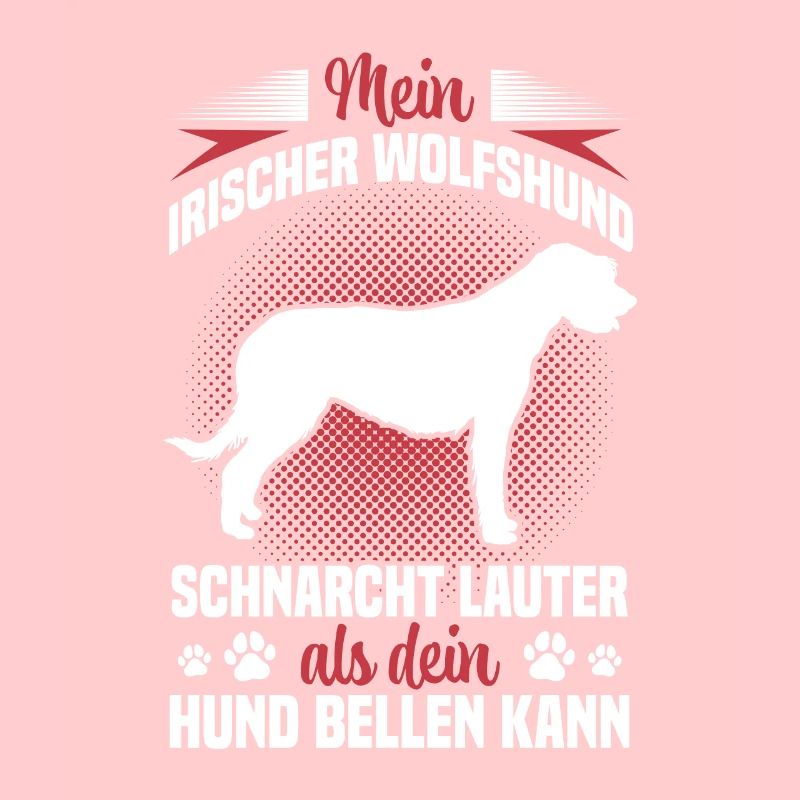 Irish Wolfhound ronfle lévrier bruyant