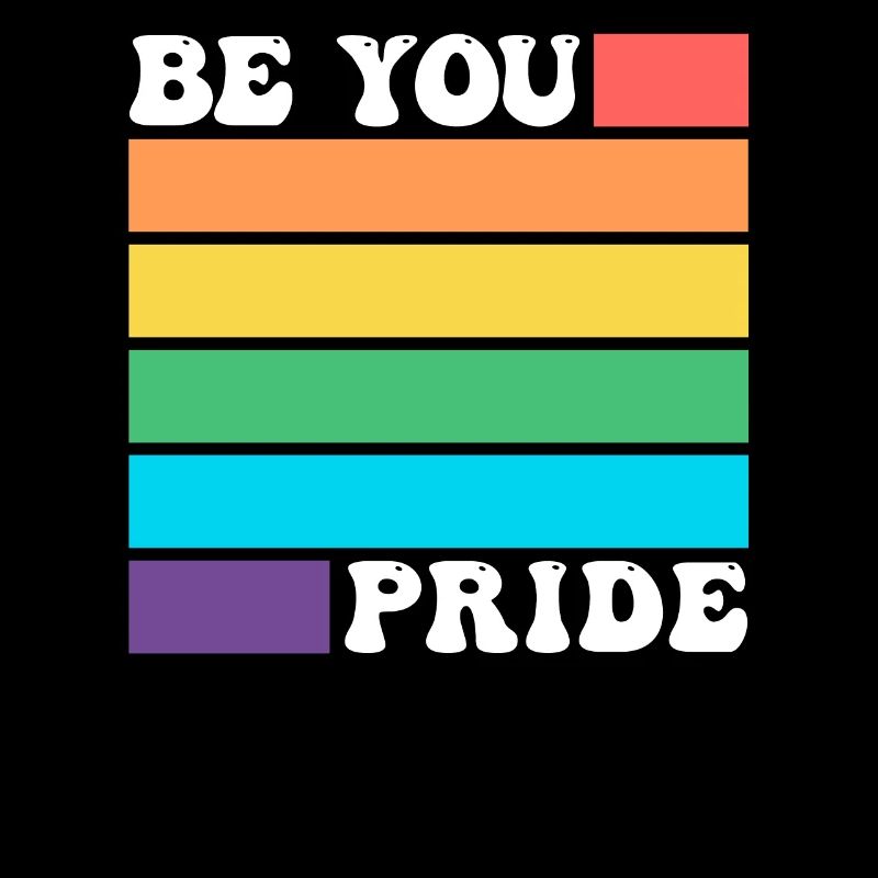 Sei du LGBTQ Schwul Lesbisch Pride Verbündeter Regenbogenflagge