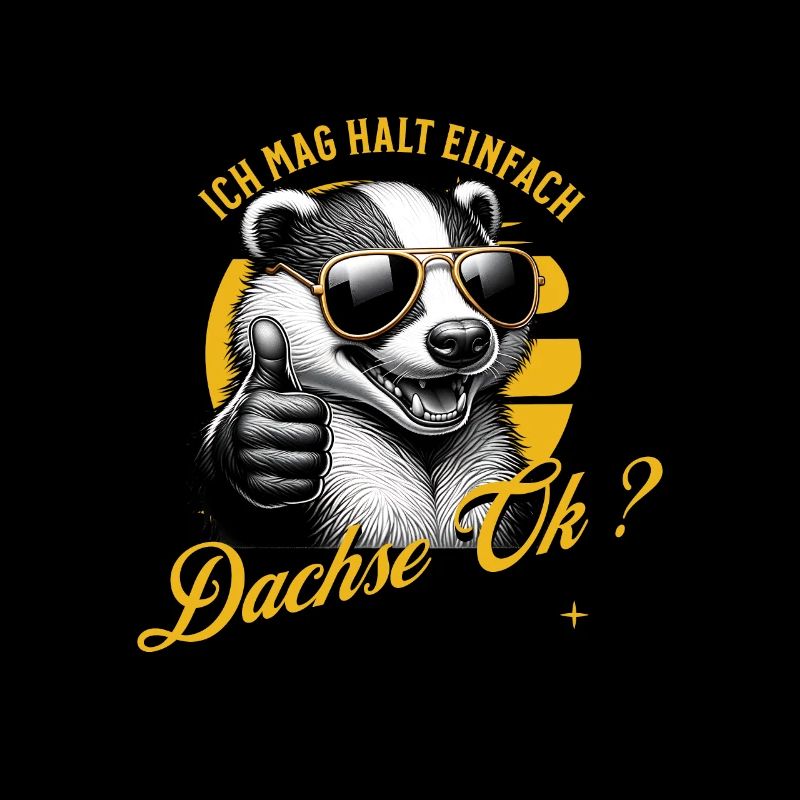 Ich mag halt einfach Dachse