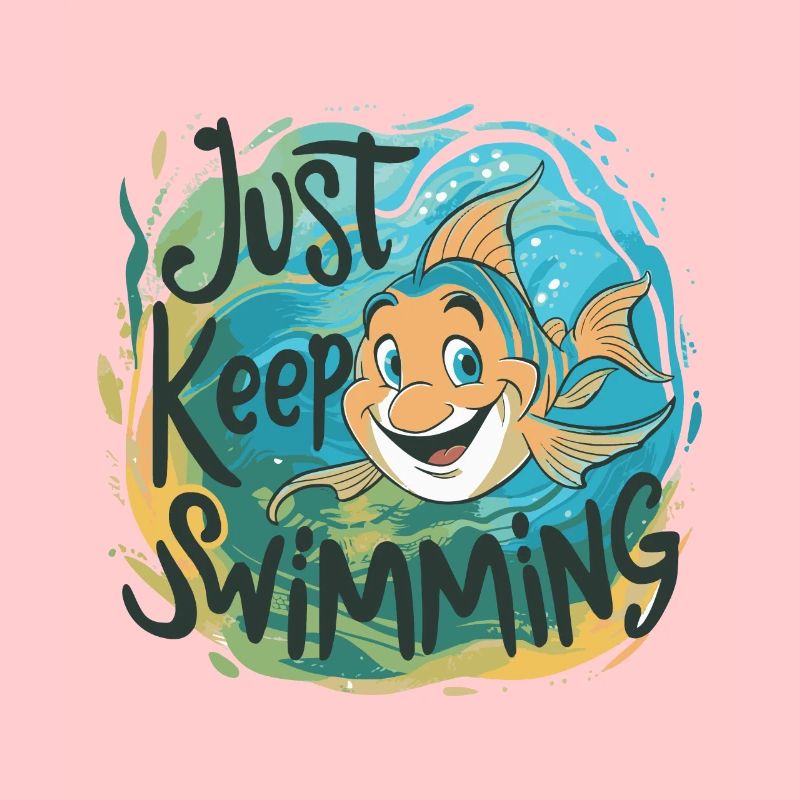 SCHWIMMEN SIE EINFACH WEITER