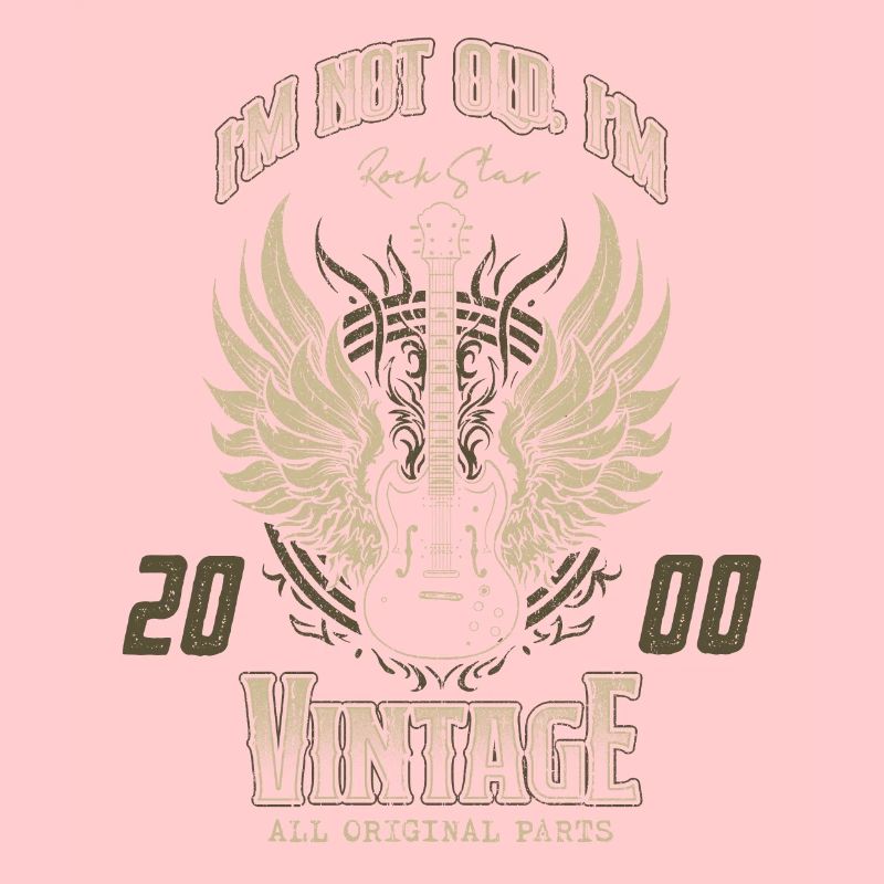 Ich bin nicht alt, ich bin Vintage Retro 2000 Gitarrist
