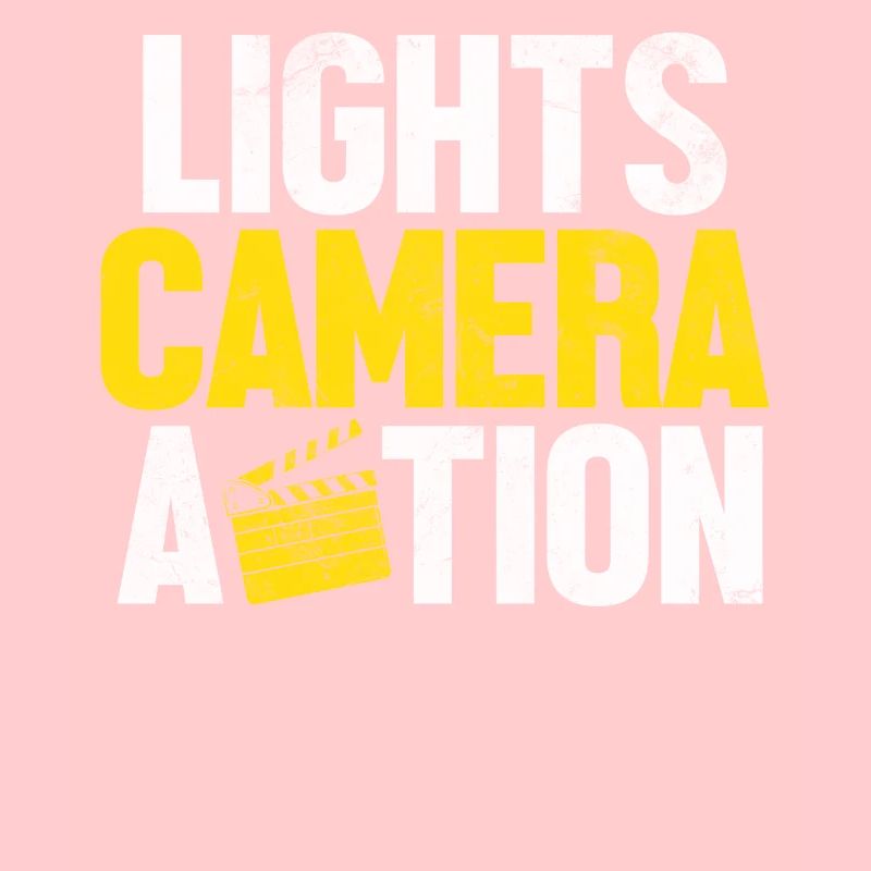 Lights Camera Action Funny Filmmaker Director