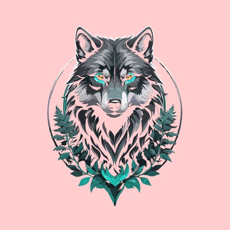 Loup arctique forestier