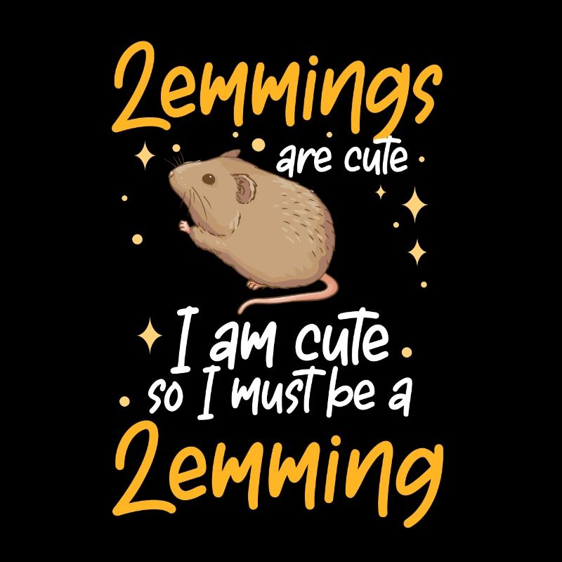 Lemming est un mignon lemming de campagnol